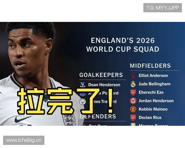英格兰队2026世界杯前景分析：阵容实力与夺冠热门概率